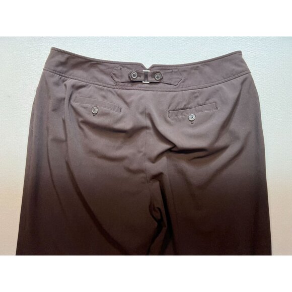 Lane Bryant Women's Capri Pants Flat Front Stretch Size 20 Dark Tan Casual - Picture 8 of 9